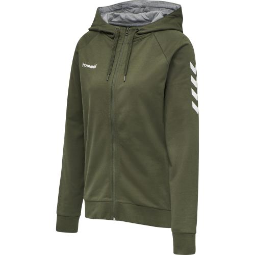 Hummel Hmlgo Cotton Zip Hoodie Woman - grape leaf (Grösse: L) von Hummel