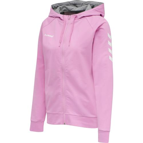 Hummel Hmlgo Cotton Zip Hoodie Woman - orchid (Grösse: XS) von Hummel