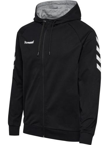 Hummel Hmlgo Cotton Zip Hoodie - black (Grösse: M) von Hummel