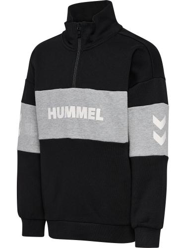 Hummel Hmlheron Half Zip Sweatshirt - black (Grösse: 140) von Hummel