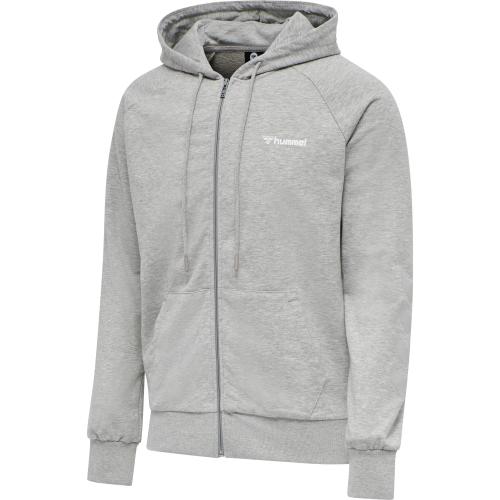 Hummel Hmlisam Zip Hoodie - grey melange (Grösse: M) von Hummel