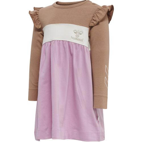 Hummel Hmljamila Dress L/S - mauve mist (Grösse: 104) von Hummel