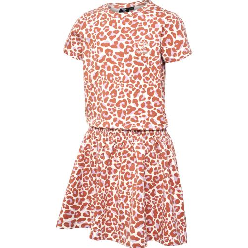 Hummel Hmljumpy Aop Dress S/S - copper brown (Grösse: 104) von Hummel