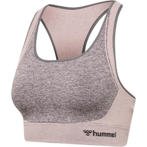 Hummel Hmlkarina Seamless Sports Top - quiet shade/woodrose melange (Grösse: XS) von Hummel