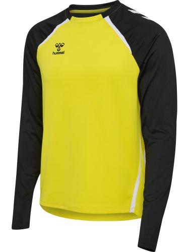 Hummel Hmllead 2.0 Crew Sweat - blazing yellow/black (Grösse: L) von Hummel