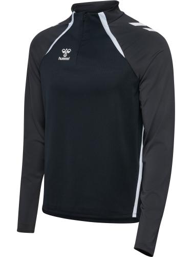 Hummel Hmllead 2.0 Half Zip - black/asphalt (Grösse: 2XL) von Hummel