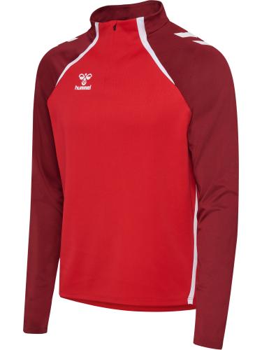 Hummel Hmllead 2.0 Half Zip - true red/maroon (Grösse: XS) von Hummel