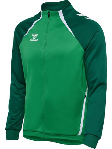 Hummel Hmllead 2.0 Track Zip Jacket - jelly bean/evergreen (Grösse: 3XL) von Hummel