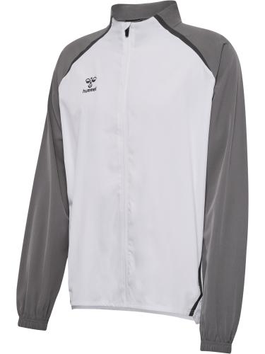 Hummel Hmllead 2.0 Woven Jacket - white/steel gray (Grösse: M) von Hummel