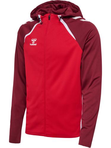 Hummel Hmllead 2.0 Zip Hoodie - true red/maroon (Grösse: 3XL) von Hummel