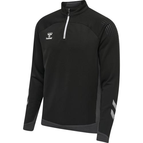 Hummel Hmllead Half Zip - black (Grösse: 2XL) von Hummel