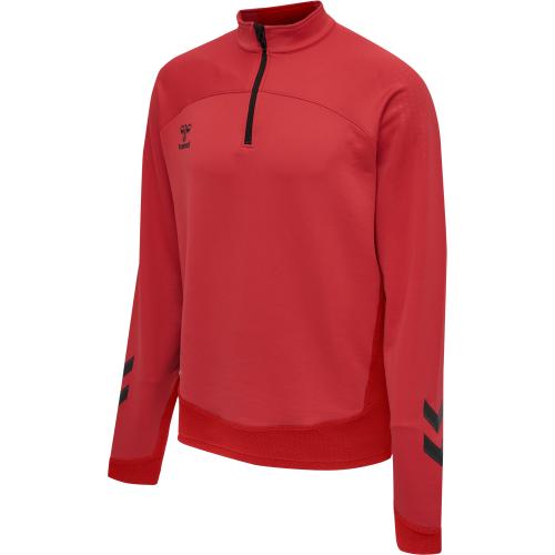 Hummel Hmllead Half Zip - true red (Grösse: XL) von Hummel