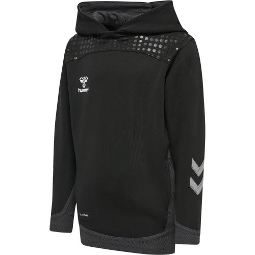 Hummel Hmllead Poly Hoodie Kids - black (Grösse: 164) von Hummel