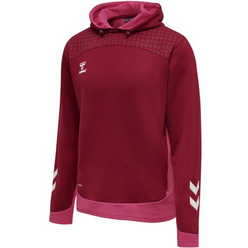 Hummel Hmllead Poly Hoodie - biking red (Grösse: S) von Hummel