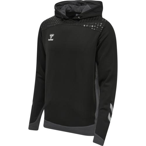 Hummel Hmllead Poly Hoodie - black (Grösse: L) von Hummel