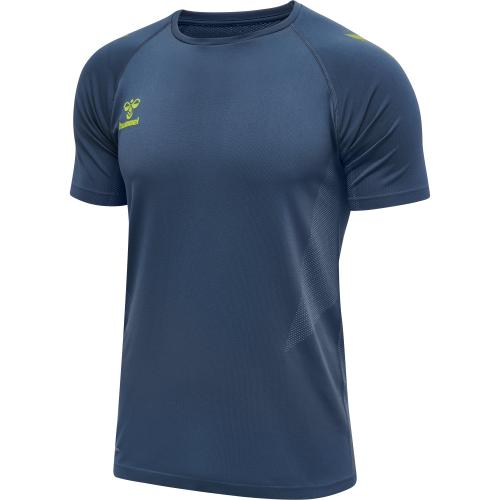 Hummel Hmllead Pro Seamless Training Jersey - dark denim (Grösse: S) von Hummel