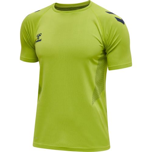 Hummel Hmllead Pro Seamless Training Jersey - lime punch (Grösse: S) von Hummel