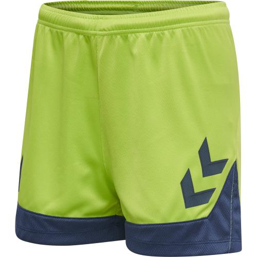 Hummel Hmllead Womens Poly Shorts - lime punch (Grösse: M) von Hummel