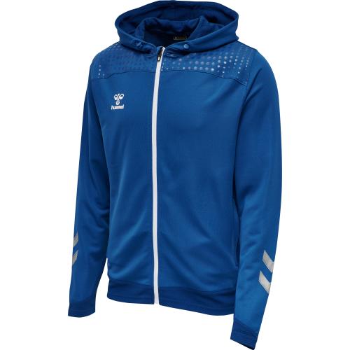 Hummel Hmllead Zip Poly Hoodie - true blue (Grösse: S) von Hummel