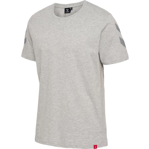 Hummel Hmllegacy Chevron T-Shirt - grey melange (Grösse: XL) von Hummel