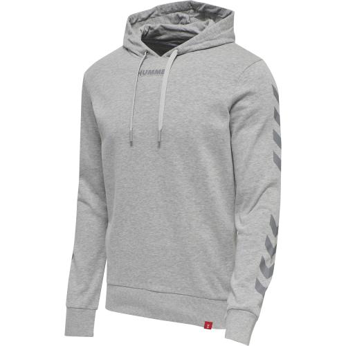 Hummel Hmllegacy Hoodie - grey melange (Grösse: 2XS) von Hummel