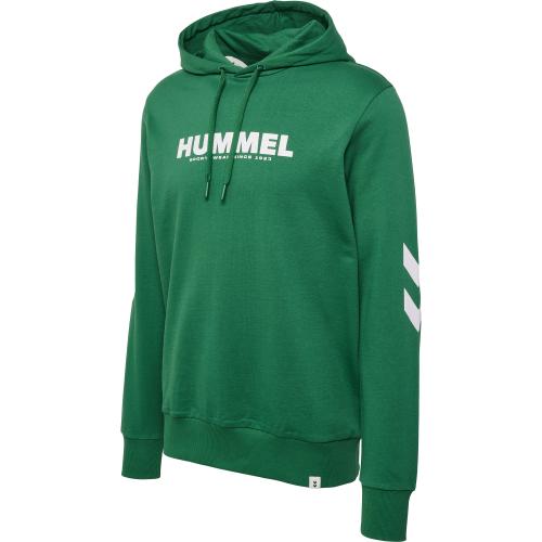 Hummel Hmllegacy Logo Hoodie - foliage green (Grösse: S) von Hummel