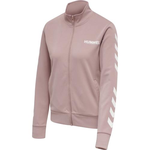 Hummel Hmllegacy Poly Woman Zip Jacket - woodrose (Grösse: S) von Hummel