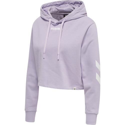 Hummel Hmllegacy Woman Cropped Hoodie - pastel lilac (Grösse: XL) von Hummel