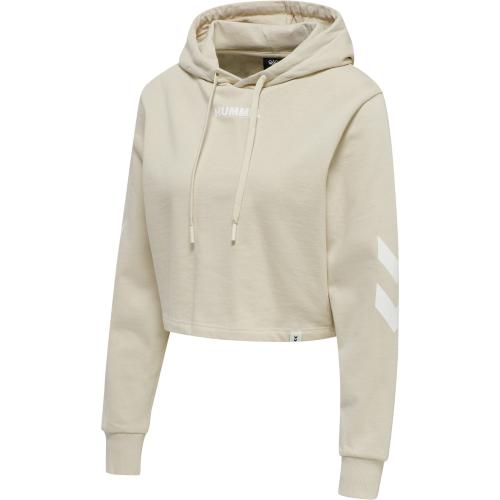 Hummel Hmllegacy Woman Cropped Hoodie - pumice stone (Grösse: M) von Hummel