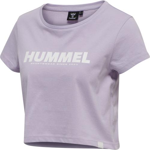 Hummel Hmllegacy Woman Cropped T-Shirt - pastel lilac (Grösse: S) von Hummel