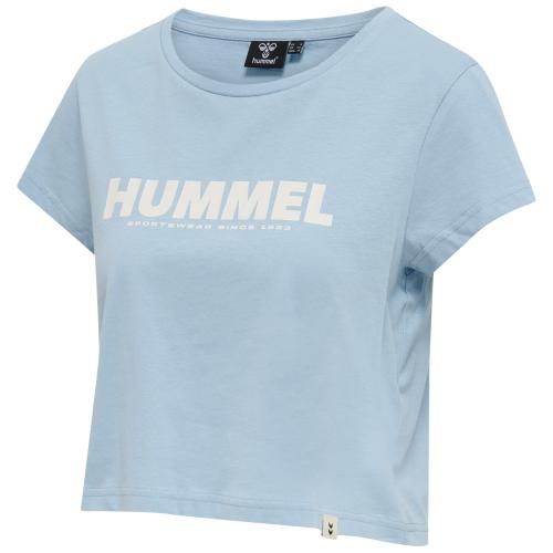Hummel Hmllegacy Woman Cropped T-Shirt - placid blue (Grösse: S) von Hummel