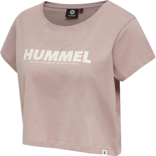 Hummel Hmllegacy Woman Cropped T-Shirt - woodrose (Grösse: L) von Hummel