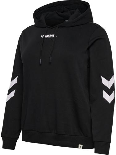 Hummel Hmllegacy Woman Hoodie Plus - black (Grösse: 3XL) von Hummel