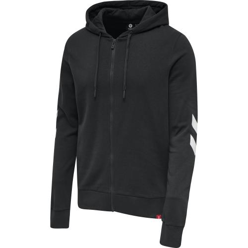 Hummel Hmllegacy Zip Hoodie Plus - black (Grösse: 2XL) von Hummel