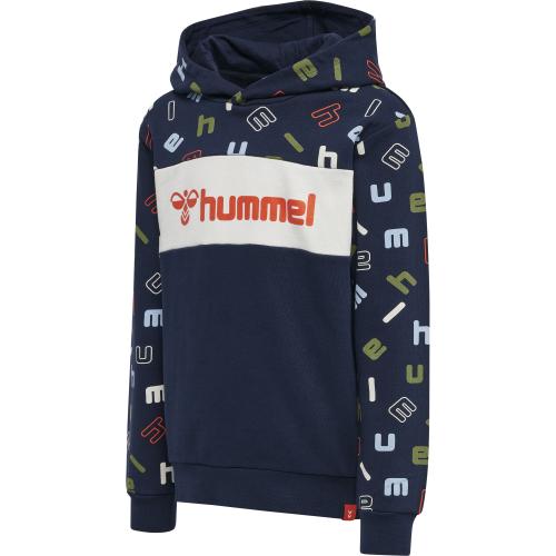 Hummel Hmlletters Hoodie - black iris (Grösse: 152) von Hummel