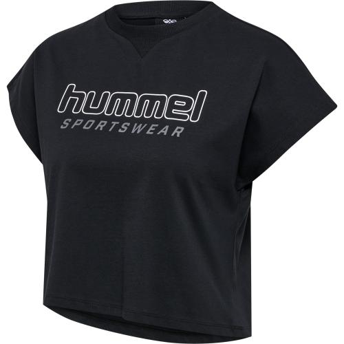 Hummel Hmllgc June Cropped T-Shirt - black (Grösse: L) von Hummel