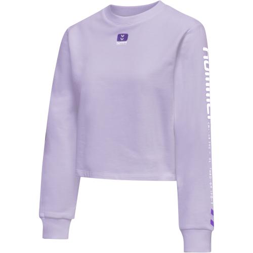 Hummel Hmllgc Lula Cropped Sweatshirt - pastel lilac (Grösse: XS) von Hummel