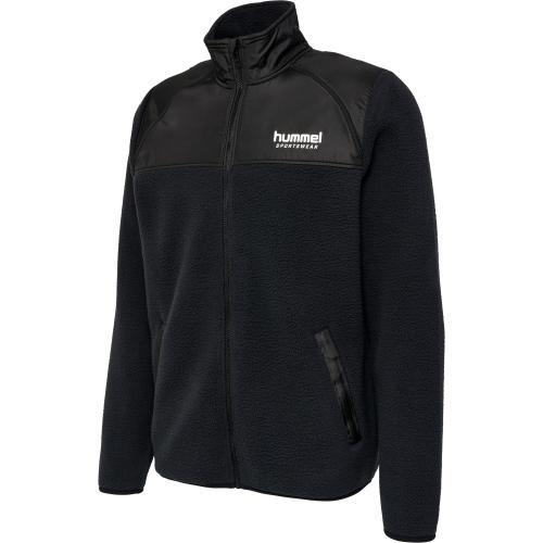 Hummel Hmllgc Theo Fleece Jacket - black (Grösse: M) von Hummel