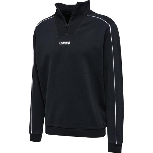 Hummel Hmllgc Wesley Half Zip Sweatshirt - black (Grösse: S) von Hummel