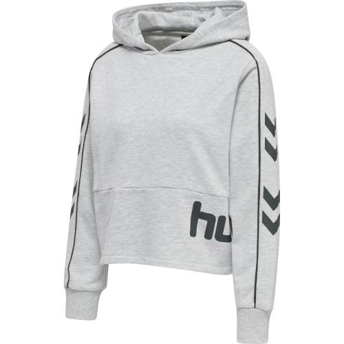 Hummel Hmllgc Yoko Cropped Hoodie - light grey melange (Grösse: M) von Hummel