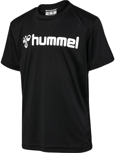 Hummel Hmllogo Jersey S/S Kids - black (Grösse: 116) von Hummel