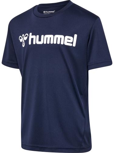 Hummel Hmllogo Jersey S/S Kids - marine (Grösse: 116) von Hummel