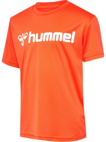 Hummel Hmllogo Jersey S/S Kids - nasturtium (Grösse: 152) von Hummel