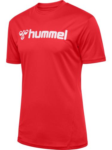 Hummel Hmllogo Jersey S/S - true red (Grösse: M) von Hummel