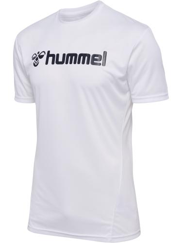 Hummel Hmllogo Jersey S/S - white (Grösse: 2XL) von Hummel