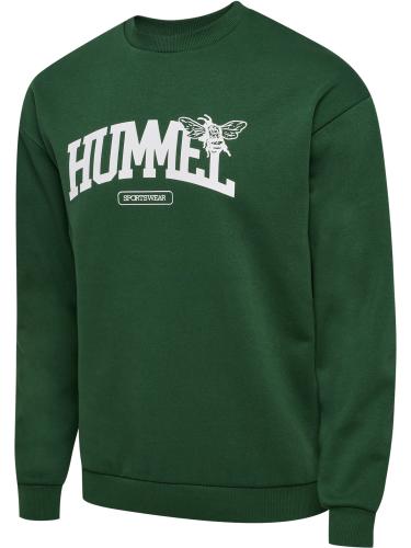 Hummel Hmlloose Crewneck University Bee - dark green (Grösse: M) von Hummel