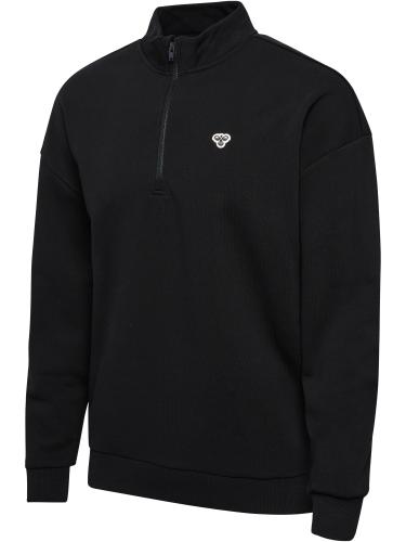 Hummel Hmlloose Half Zip Bee - black (Grösse: L) von Hummel