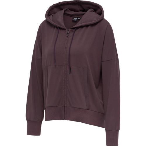 Hummel Hmlluise Loose Zip Hoodie - fudge (Grösse: S) von Hummel