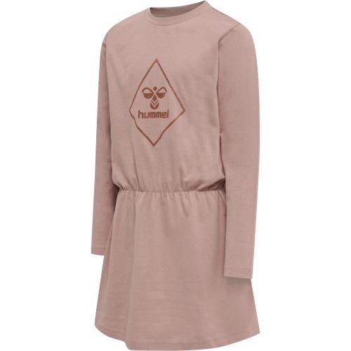 Hummel Hmlluna Dress L/S - woodrose (Grösse: 110) von Hummel