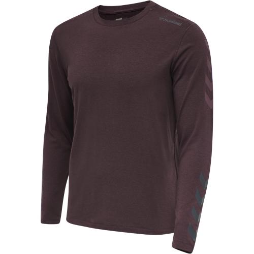 Hummel Hmlmace T-Shirt LS - fudge (Grösse: L) von Hummel